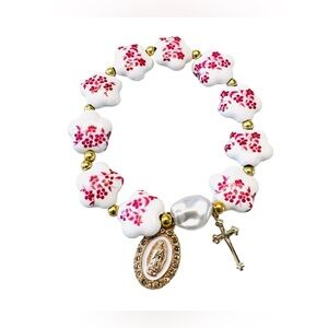Faith bracelet - Virgin Mary, Cross